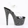 Pleaser - STARDANCE708 Sandale à bride à la cheville, Pole dance chaussures - Noir Product image